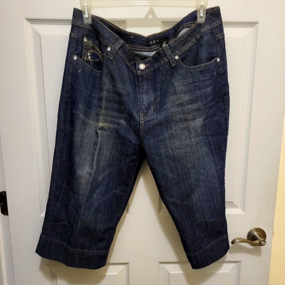 N & Y 22w denim long shorts